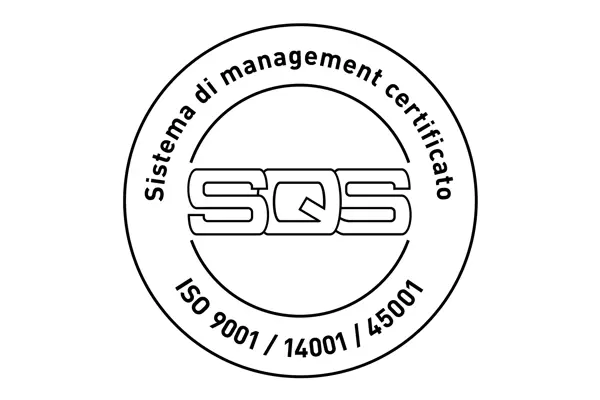 Logo Certificato ISO SQS Splash e Spa Tamaro