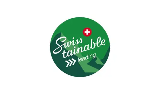 Logo Swisstainable leading Splash e Spa Tamaro